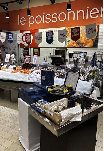 Collaboration Glace8 et Carrefour au rayon poissonnerie