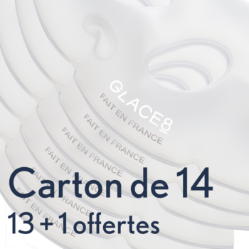 Assiettes à huîtres réfrigérantes Glace8® - lot de 13 + 1 offerte (sans packaging)