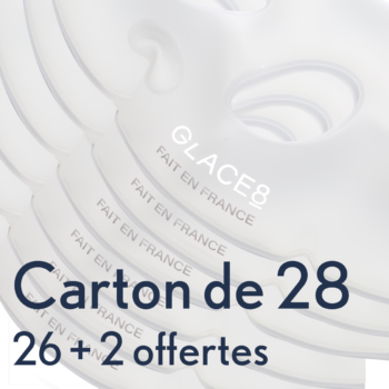 Assiettes à huîtres réfrigérantes Glace8® - lot de 26 + 2 offertes (sans packaging)