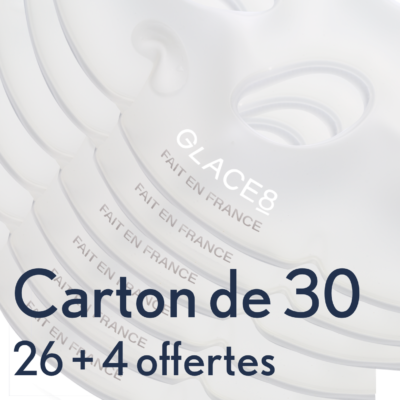 Assiettes à huîtres réfrigérantes Glace8® - lot de 26 + 4 offertes (sans packaging)